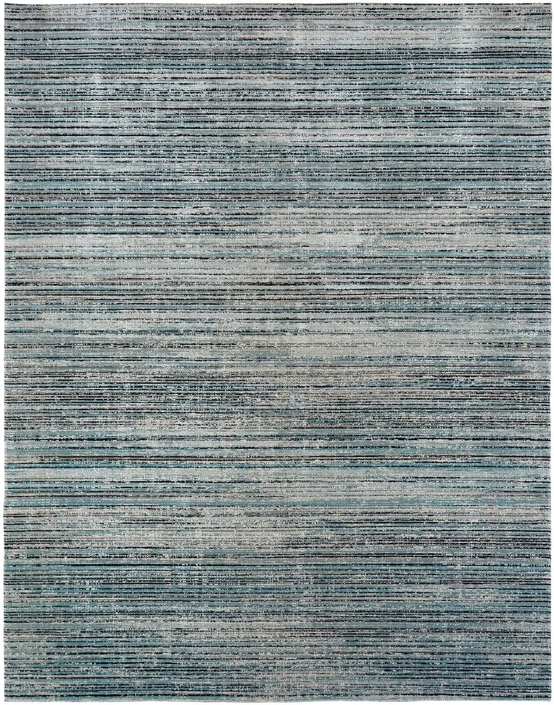 Modena Aqua Strie 5 ft. 3 in. x 7 ft. 6 in. Indoor / Outdoor Area Rug