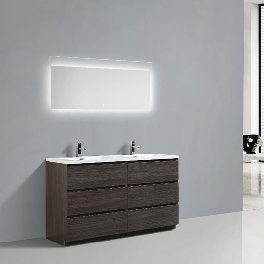 Aramco Freestanding Bathroom Vanity With Acrylic Sink & Drawers