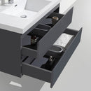 Load image into Gallery viewer, Brooklyn Floating / Wall Mounted Bathroom Vanity - Rich Black With Reinforced Acrylic Sink