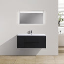 Load image into Gallery viewer, Brooklyn Floating / Wall Mounted Bathroom Vanity - Rich Black With Reinforced Acrylic Sink