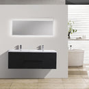 Load image into Gallery viewer, Brooklyn Floating / Wall Mounted Bathroom Vanity - Rich Black With Reinforced Acrylic Sink