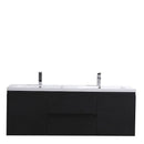 Load image into Gallery viewer, Brooklyn Floating / Wall Mounted Bathroom Vanity - Rich Black With Reinforced Acrylic Sink