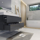 Load image into Gallery viewer, Fusion Floating / Wall Mounted Bathroom Vanity with Acrylic Sink