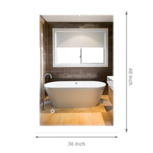Load image into Gallery viewer, 36 in. x 48 in. LED Lighted Bathroom Vanity Mirror, Touch Switch, Anti-Fog, Adjustable Color Temperature With Remembrance, Wall Mounted, Lighted Makeup Mirrors, Window Style