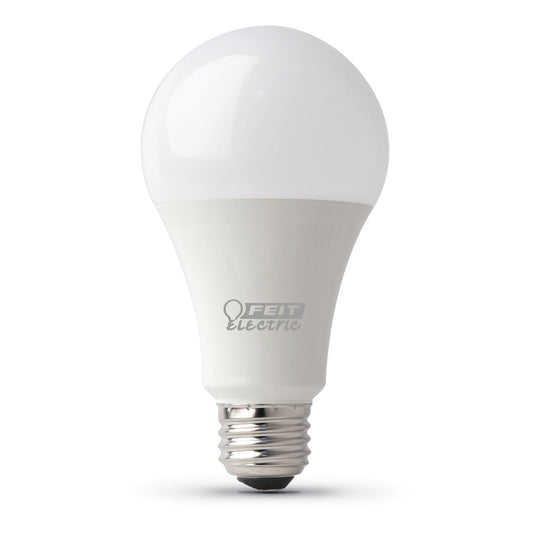 A19 LED Bulbs, 17.5 Watts, E26, Dimmable Enhance, Bright White, 1600 lumens