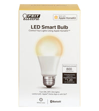 Load image into Gallery viewer, LED Apple HomeKit A19 60W Eq., 800 Lumens, 25,000 Life Hours, 2700K