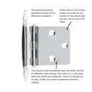 Load image into Gallery viewer, Flush Door Hinges Surface Face Frame Free Swinging (2 Hinges/Per Pack) - Hickory Hardware