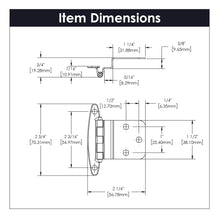 Load image into Gallery viewer, Hinge 3/8 Inch Inset Surface Face Frame Free Swinging (2 Hinges/Per Pack) - Hickory Hardware