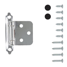 Load image into Gallery viewer, Flush Cabinet Hinges Surface Frame Self-Close (2 Hinges/Per Pack) - Hickory Hardware