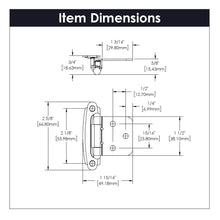 Load image into Gallery viewer, Flush Cabinet Hinges Surface Frame Self-Close (2 Hinges/Per Pack) - Hickory Hardware