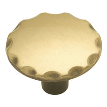 Load image into Gallery viewer, Antique Brass Knob 1-1/8 Inch Diameter - Southwest Lodge Collection