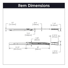 Load image into Gallery viewer, Drawer Slide Bottom Mount 3/4 Extension 12 Inch - Hickory Hardware