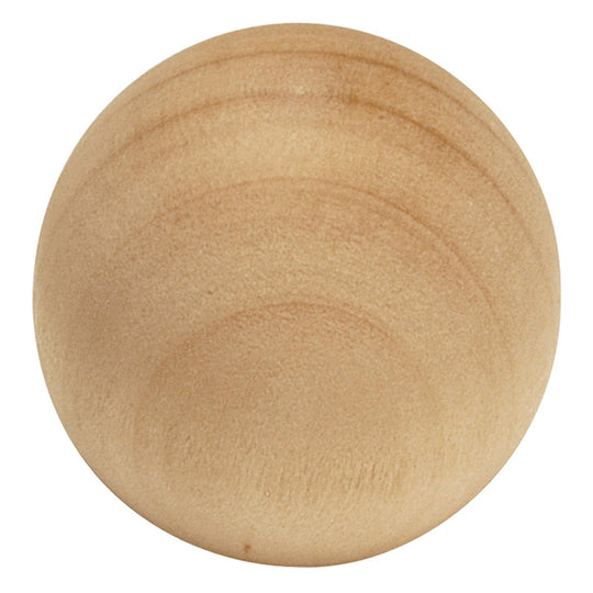 Wood Knob 1-1/4 Inch Diameter (2 Pack) - Natural Woodcraft Collection