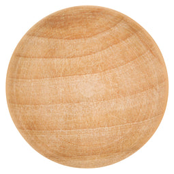 Wood Knob 1-1/2 Inch Diameter (2 Pack) - Natural Woodcraft Collection