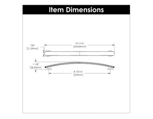 Cabinet Pull - 8-13/16 Inch (224mm) Center to Center - Hickory Hardware