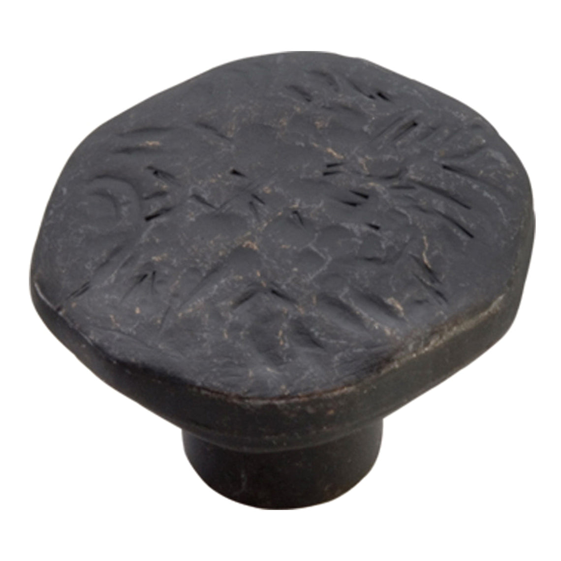 Black Knob 1-1/2 Inch Diameter - Carbonite Collection
