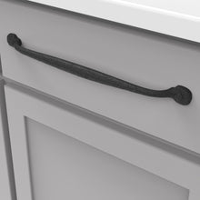 Load image into Gallery viewer, Black Cabinet Pull - 12 Inch Center to Center - Hickory Hardware