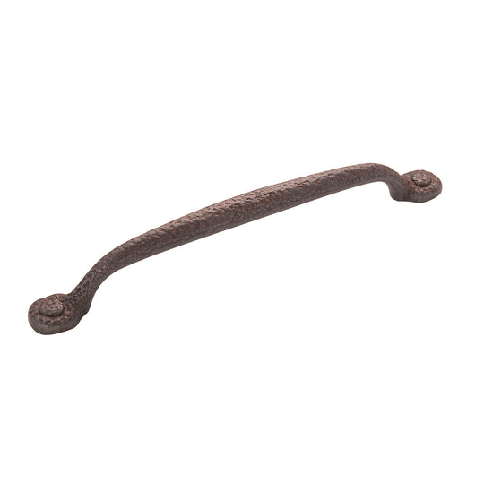 Black Cabinet Pull - 7-9/16 Inch (192mm) Center to Center - Hickory Hardware