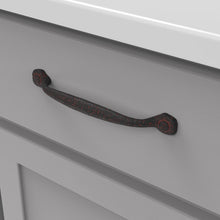 Load image into Gallery viewer, Black Cabinet Pull - 6-5/16 Inch (160mm) Center to Center - Hickory Hardware