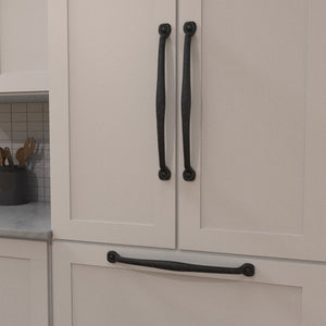 Black Appliance Pull 18 Inch Center to Center - Hickory Hardware