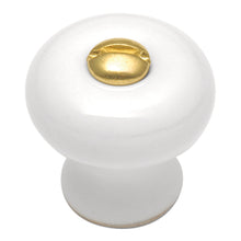 Load image into Gallery viewer, Drawer Knob 7/8 Inch Diameter in White - Tranquility Collection