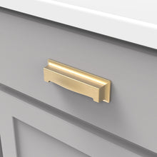 Load image into Gallery viewer, Cup Cabinet Pulls 3 Inch &amp; 3-3/4 Inch (96mm) Center to Center - Hickory Hardware - Studio Collection