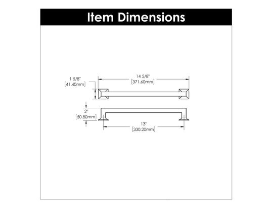 Appliance Pull 13 Inch Center to Center - Studio Collection