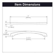 Load image into Gallery viewer, Cabinet Pull 8-13/16 Inch (224mm) Center to Center - Greenwich Collection