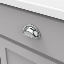 Load image into Gallery viewer, Cup Pulls on Cabinet Doors 3 Inch Center to Center - Hickory Hardware - Williamsburg Collection