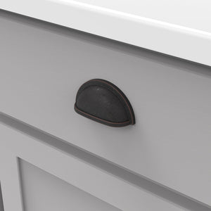 Cup Pulls on Cabinet Doors 3 Inch Center to Center - Hickory Hardware - Williamsburg Collection