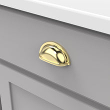 Load image into Gallery viewer, Cup Pulls on Cabinet Doors 3 Inch Center to Center - Hickory Hardware - Williamsburg Collection