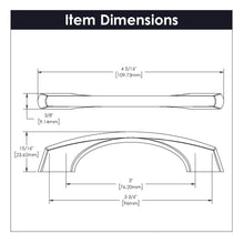 Load image into Gallery viewer, Cabinet Pull 3 Inch &amp; 3-3/4 Inch (96mm) Center to Center - Greenwich Collection