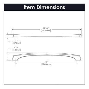 Cabinet Pull 12 Inch Center to Center - Greenwich Collection