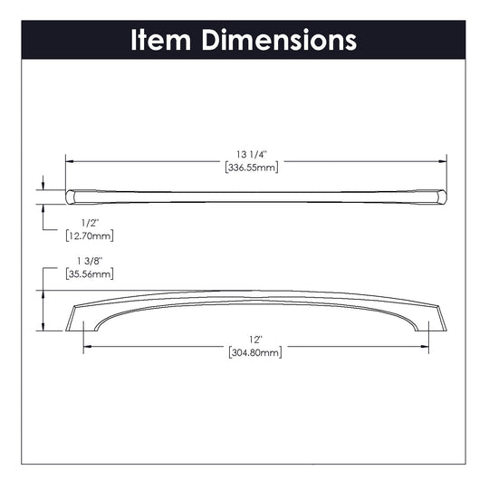 Cabinet Pull 12 Inch Center to Center - Greenwich Collection