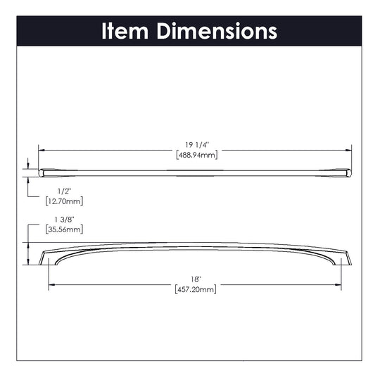 Cabinet Pull 18 Inch Center to Center - Greenwich Collection