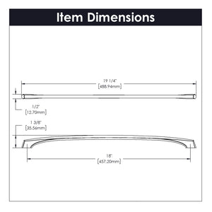 Cabinet Pull 18 Inch Center to Center - Greenwich Collection