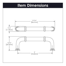 Load image into Gallery viewer, Cabinet Pull 3 Inch Center to Center - Cottage Collection