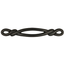 Load image into Gallery viewer, Cabinet Pull 3 Inch Center to Center in Black Iron - French Twist Collection