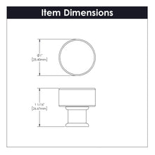 Load image into Gallery viewer, Drawer Knob 1 Inch Diameter - Midway Collection
