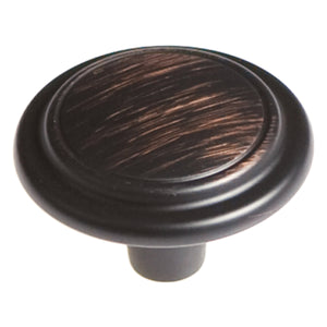 Drawer Knob 1-1/4 Inch Diameter in Vintage Bronze - Eclipse Collection