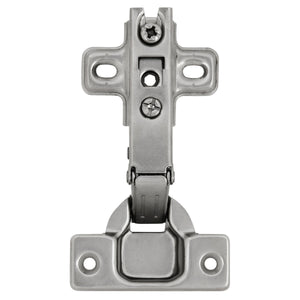 Concealed Hinge Full Overlay Frameless Self-Close in Polished Nickel - Hickory Hardware