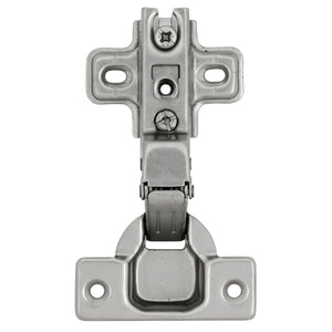 Hinge Concealed Full Inset Frameless Self-Close in Polished Nickel - Hickory Hardware