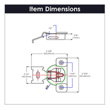 Load image into Gallery viewer, Concealed Hinge 1/2 Inch Overlay Face Frame Self-Close in Polished Nickel - Hickory Hardware