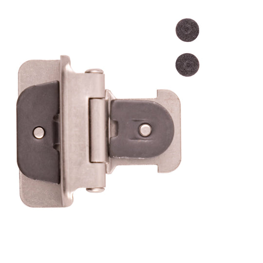 Double Demountable Hinges 1/2 Inch Overlay (2 Hinges/Per Pack) - Hickory Hardware