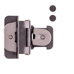 Double Demountable Hinge Collection Hinge Double Demountable 1/4 Inch Overlay (2 Hinges/Per Pack) - Hickory Hardware