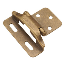 Load image into Gallery viewer, Semi Concealed Cabinet Hinges 1/2 Inch Overlay Face Frame Full Wrap Self-Close (2 Hinges/Per Pack) - Hickory Hardware