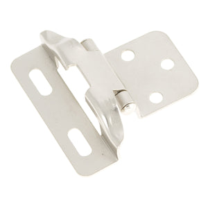 Semi Concealed Cabinet Hinges 1/2 Inch Overlay Face Frame Full Wrap Self-Close (2 Hinges/Per Pack) - Hickory Hardware