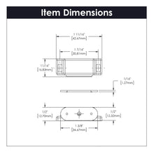 Load image into Gallery viewer, Strong Magnetic Door Catch 1-7/16 Inch Center to Center - Hickory Hardware