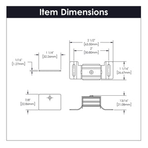 Magnetic Drawer Catch 2 Inch Center to Center in Statuary Bronze- Hickory Hardware