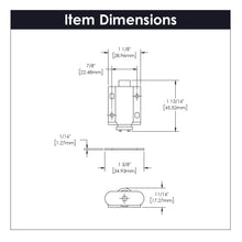 Load image into Gallery viewer, Catch 7/8 Inch Center to Center - Hickory Hardware